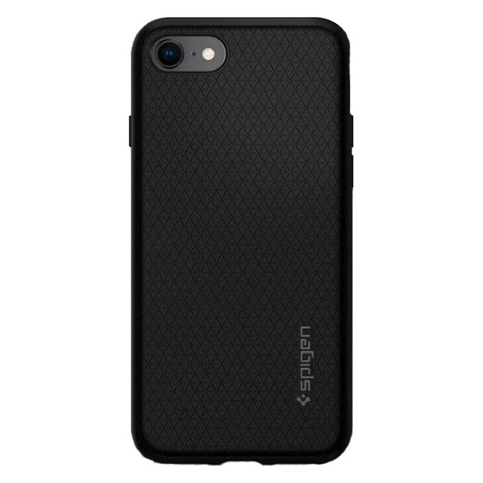 Spigen - Tok Liquid Air - iPhone 7, 8, SE 2020 & SE 2022, fekete
