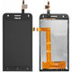 Asus Zenfone C ZC451CG - LCD Kijelző + Érintőüveg + Keret (Black) TFT