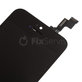 Kijelző iPhone 5S, SE, Black, Érintőüveg kerettel