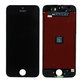 Kijelző iPhone 5S, SE, Black, Érintőüveg kerettel
