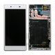 Sony Xperia Z5 E6653 - LCD Kijelző + Érintőüveg + Keret (White) - 1296-1894 Genuine Service Pack