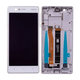 Nokia 3 - LCD Kijelző + Érintőüveg + Keret (Silver White) - 20NE1SW0001 Genuine Service Pack