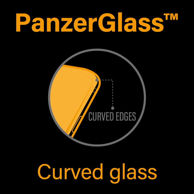 PanzerGlass PREMIUM - Edzett Üveg - iPhone 6, 6S, 7, 8, SE 2020 és SE 2022, fekete