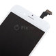 Kijelző iPhone 6, White, Érintőüveg kerettel