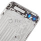 Apple iPhone 5S - Hátsó Ház (Silver)