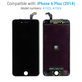 Apple iPhone 6 Plus - LCD Kijelző + Érintőüveg + Keret (Black) TFT