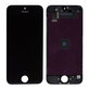 Kijelző iPhone 5C, Black, Érintőüveg kerettel