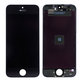 Kijelző iPhone 5, Black, Érintőüveg kerettel