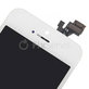 Kijelző iPhone 5, White, Érintőüveg kerettel