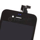 Kijelző iPhone 4S, Black, Érintőüveg kerettel