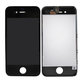 Kijelző iPhone 4, Black, Érintőüveg kerettel