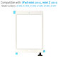 Érintőüveg IC csatlakozóval iPad Mini, Mini 2, White