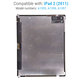 Apple iPad 2 - LCD Kijelző OLED