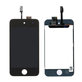 LCD Kijelző iPod Touch (4th Gen), Black, Érintőüveg kerettel