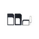 SIM Adapter 3in1 (NanoSIM, MicroSIM, MiniSIM) + SIM Nyitó Szerszám