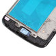 LG Nexus 4 E960 - LCD Kijelző + Érintőüveg + Keret (Black) TFT