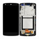 LG Nexus 5 D821 - LCD Kijelző + Érintőüveg + Keret (Black) - ACQ86661402 Genuine Service Pack