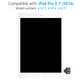 LCD Kijelző iPad Pro 9.7" (2016), White, Érintőüveg keret nélkül
