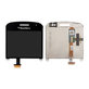 Blackberry Bold Touch 9900 - LCD Kijelző + Érintőüveg + Keret Verzia 002 (Black) TFT