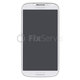 Samsung Galaxy S4 i9505 - LCD Kijelző + Érintőüveg + Keret (White Frost) OLED