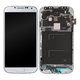 Samsung Galaxy S4 i9505 - LCD Kijelző + Érintőüveg + Keret (White Frost) OLED
