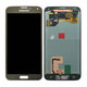 Samsung Galaxy S5 G900F - LCD Kijelző + Érintőüveg (Copper Gold) - GH97-15959D, GH97-15734D Genuine Service Pack