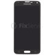Samsung Galaxy S5 Mini G800F - LCD Kijelző + Érintőüveg (Charcoal Black) - GH97-16147A Genuine Service Pack