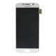 Samsung Galaxy S6 G920F - LCD Kijelző + Érintőüveg (White Pearl) - GH97-17260B Genuine Service Pack