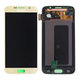 Samsung Galaxy S6 G920F - LCD Kijelző + Érintőüveg (Gold Platinum) - GH97-17260C Genuine Service Pack