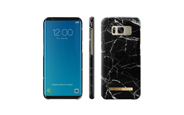 iDeal of Sweden - Divattok Samsung Galaxy S8 + készülékhez, fekete márvány
