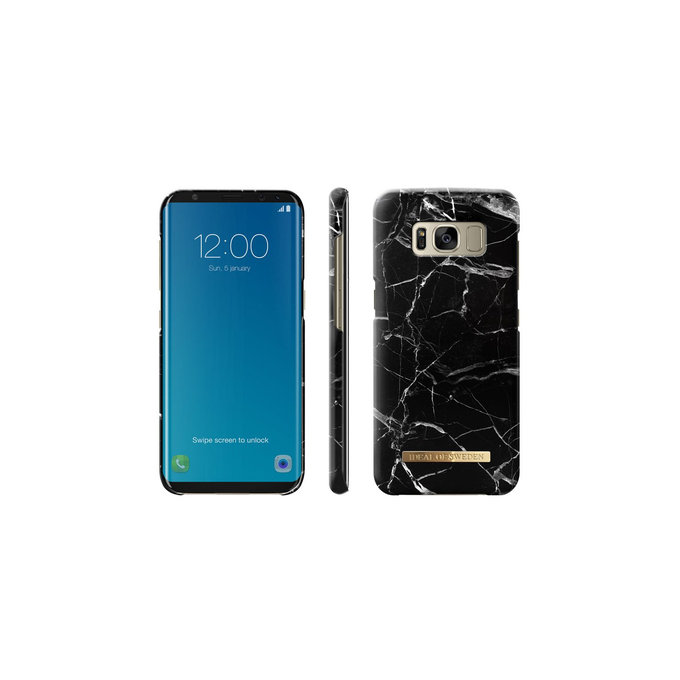 iDeal of Sweden - Divattok Samsung Galaxy S8 + készülékhez, fekete márvány