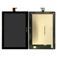Lenovo TAB 2 A10-30 TB2-X30F - LCD Kijelző + Érintőüveg (Black) TFT