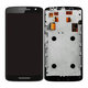 Motorola Moto X Play XT1562 - LCD Kijelző + Érintőüveg + Keret (Black) TFT