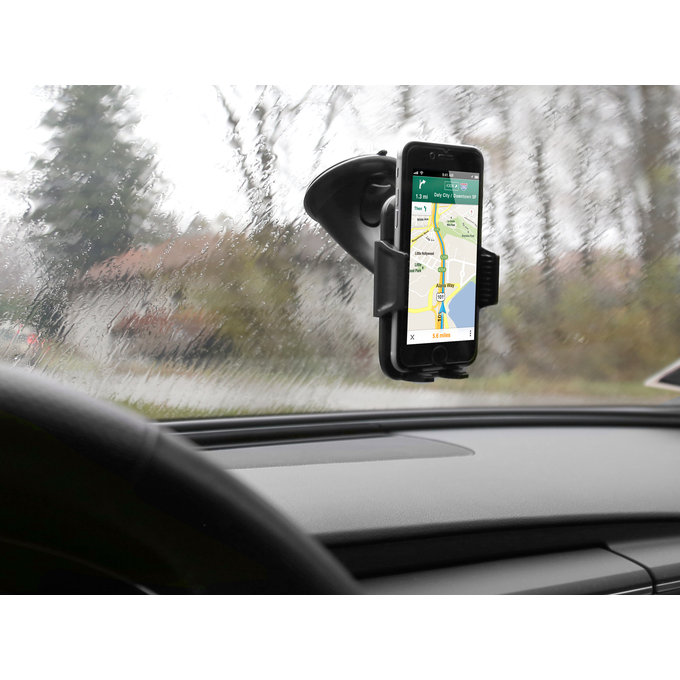 SBS - Autótartó, univerzális FREEWAY, tapadókoronggal, fekete