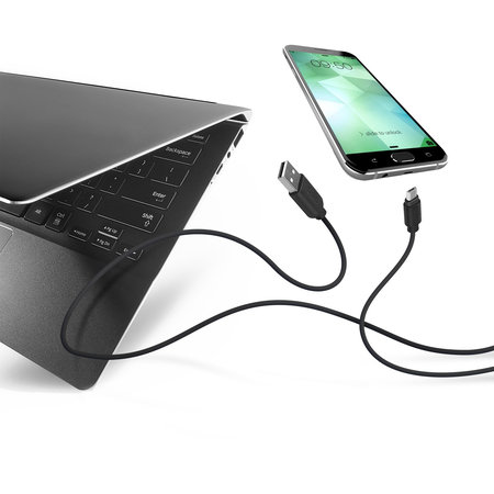 SBS - Micro-USB / USB Kábel (2m), fekete