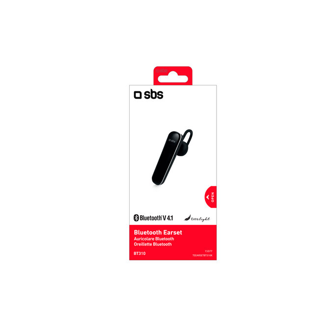 SBS - BT310 Bluetooth headset, fekete