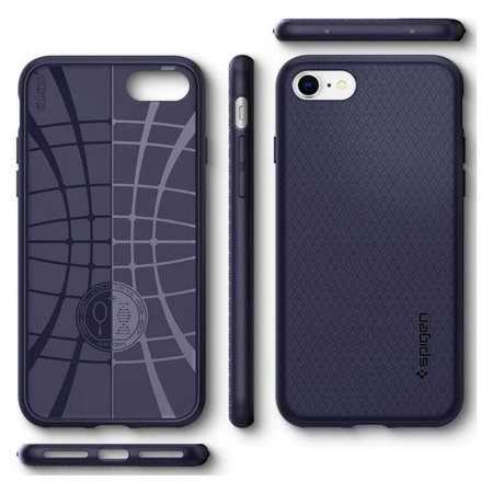Spigen - Liquid Air tok iPhone SE 2020/8/7, kék