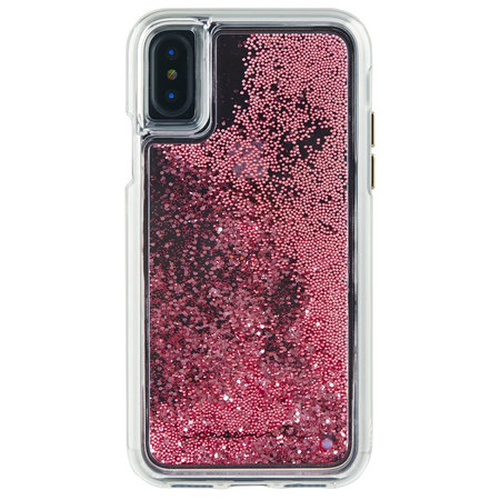 Case-Mate - Vízesés tok Apple iPhone X / XS-hez, rózsaszín arany