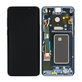 Samsung Galaxy S9 Plus G965F, G965FD - LCD Kijelző + Érintőüveg + Keret (Coral Blue) - GH97-21691D, GH97-21722D, GH97-21692D Genuine Service Pack