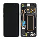 Samsung Galaxy S9 G960F - LCD Kijelző + Érintőüveg + Keret (Midnight Black) - GH97-21696A, GH97-21697A, GH97-21724A Genuine Service Pack