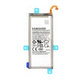Samsung Galaxy A6 A600 (2018), J6 J600F (2018) - Akkumulátor EB-BJ800ABE 3000mAh - GH82-16479A, GH82-16865A Genuine Service Pack