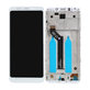 Xiaomi Redmi 5 Plus (Redmi Note 5) - LCD Kijelző + Érintőüveg + Keret (White) TFT