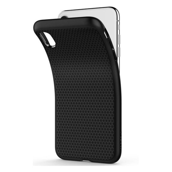 Spigen - Tok Liquid Air - iPhone XR, fekete