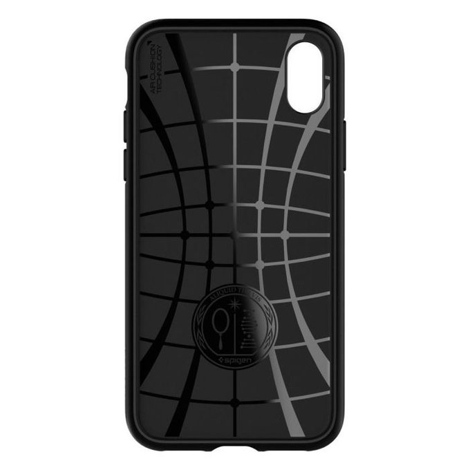 Spigen - Tok Liquid Air - iPhone X és XS, fekete
