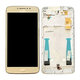 Motorola Moto E4 Plus XT1771 - LCD Kijelző + Érintőüveg + Keret (Gold) TFT