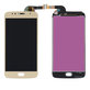 Motorola Moto G5S XT1794 - LCD Kijelző + Érintőüveg (Gold) TFT