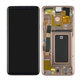 Samsung Galaxy S9 Plus G965F - LCD Kijelző + Érintőüveg + Keret (Sunrise Gold) - GH97-21691E, GH97-21722E, GH97-21692E Genuine Service Pack