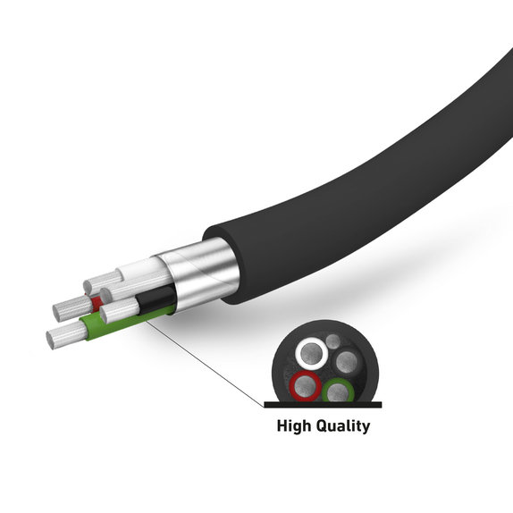 SBS - Autó Töltő 2x USB + Kábel USB / USB-C, fekete