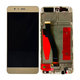 Huawei P10 - LCD Kijelző + Érintőüveg + Keret (Gold) TFT