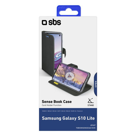 SBS - Tok Book Sense - Samsung Galaxy S10e, fekete